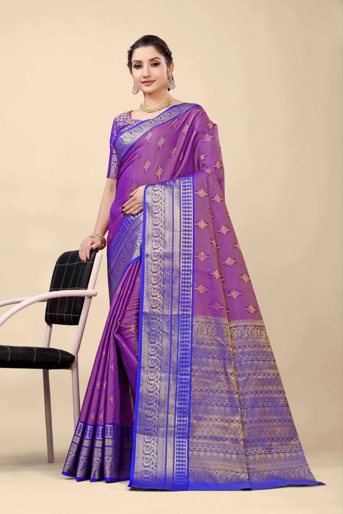 MS New Gola Tissue 2 Weaving Silk Sarees Catalog